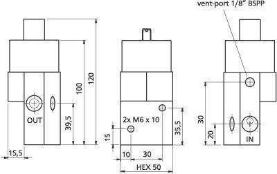 德國Drukon公司D1系列彈簧加載減壓閥